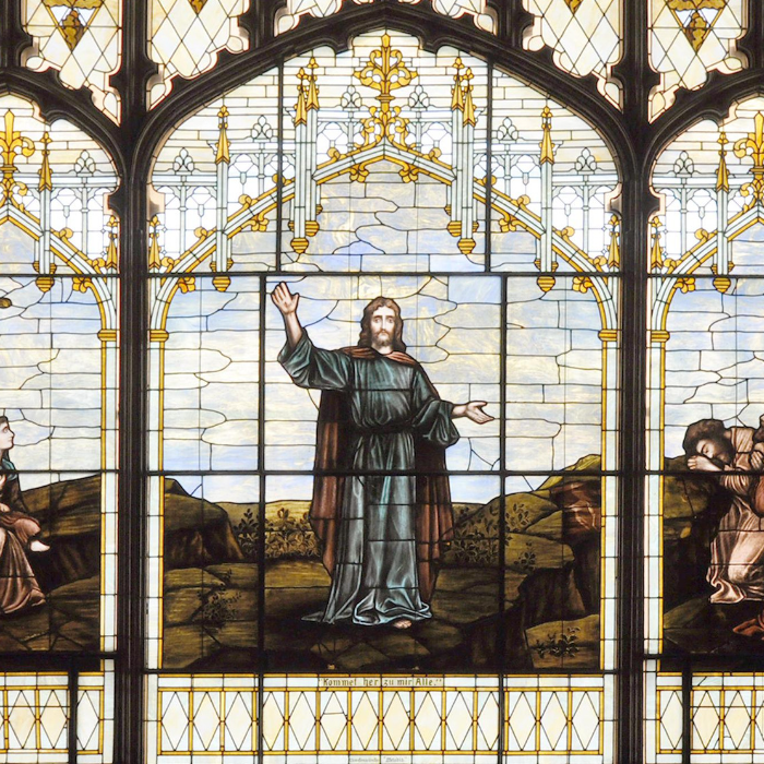 Jesus Raising His Hands in Blessing